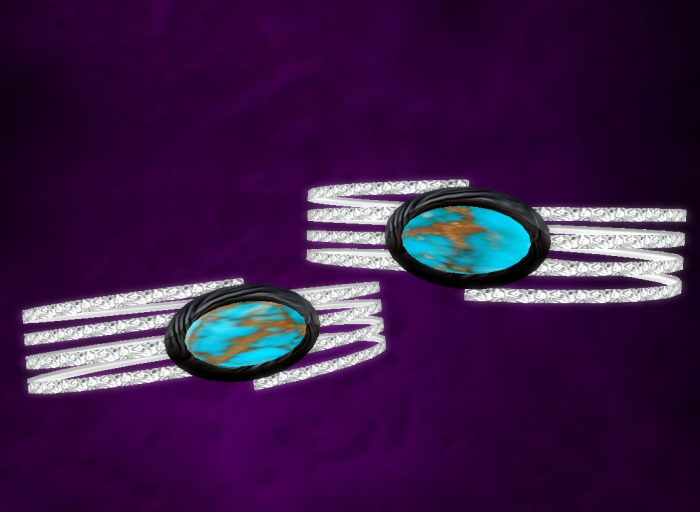 SilverAND TURQUOISE Armbands 