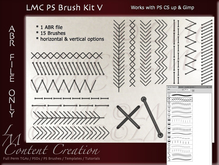 LMC PS Brushes & Textures - Stitches III -