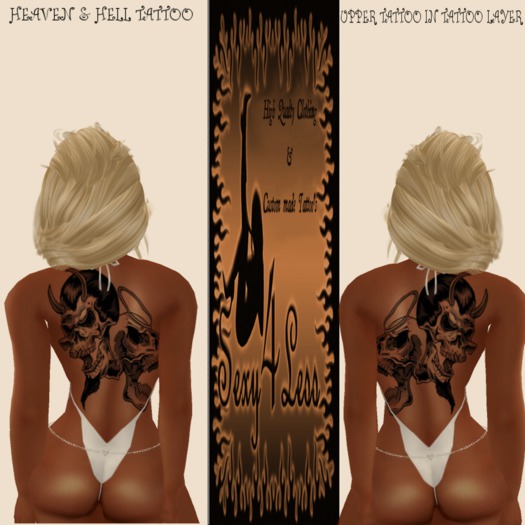 S4L  HEAVEN & HELL UPPER TATTOO
