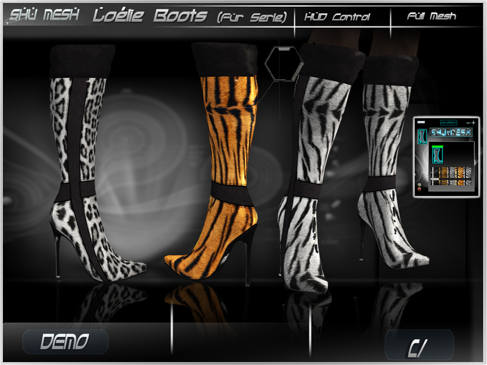 Loelie Boots DEMO(Fur) -Shu Mesh-