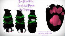BooBoo Kitty Feet Green 
