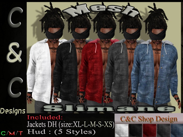 C&C Mesh Slimane Men's (Hud 5 Styles) DEMO
