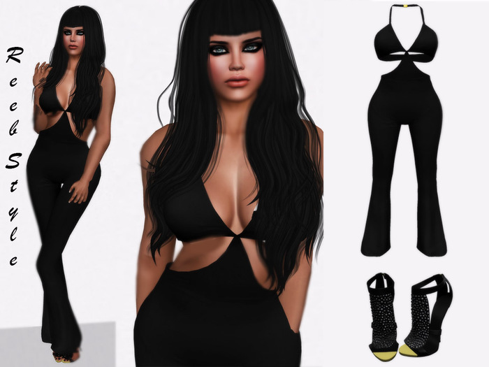 72-Reeb Style Serene Black  Mesh