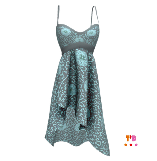 TD-  Spring Dress 1 Soft Emerald (Box)