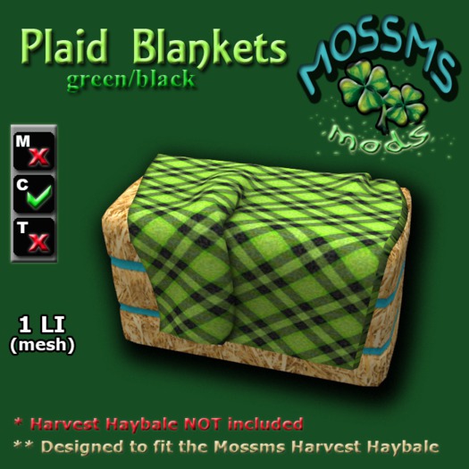 ADMM Plaid Blanket starbrown (wear to unpack)