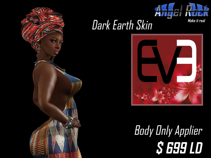 Angel Rock Evemesh Nubia Burnt Ebony Body Applier