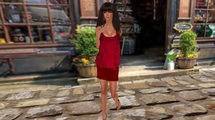 Trouble - Jica Skirt Red