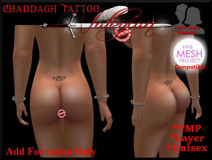~Valkyrian~(Claddagh) Tattoo  *TMP/Layer 