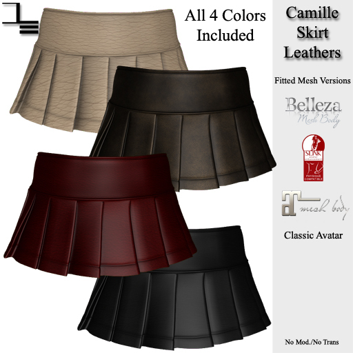 DE Designs - Camille Skirt - Leathers
