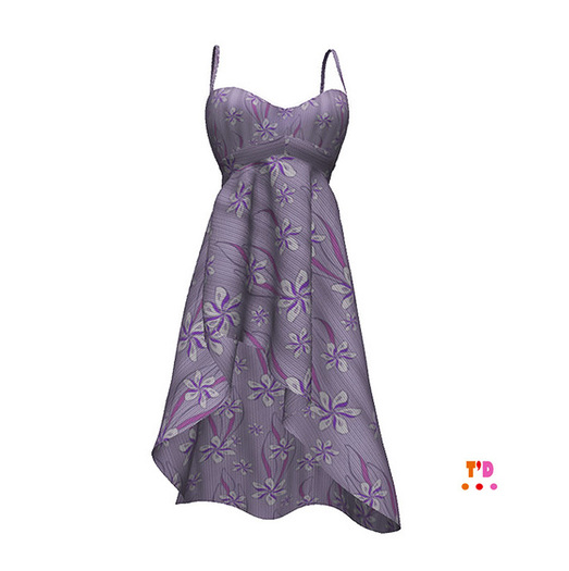TD Spring Dress Violet (Pack)