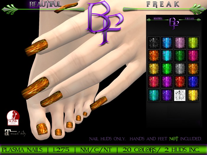 BF Nails - Plasma (Slink and Maitreya)