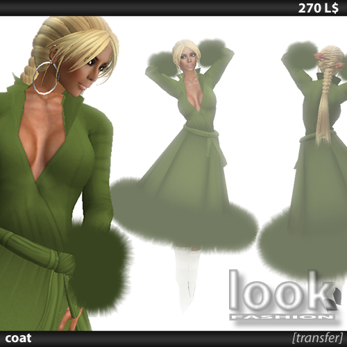 [look] Green Coat