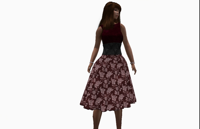 .:.JC.:Red Rose Retro Dress 