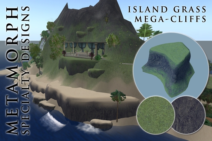 Metamorph Mega-Cliff - Island Grass 100x100