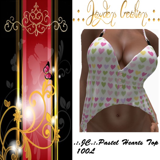 .:.JC.:. Pastel Hearts Top 