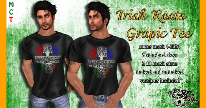 {Ms. B. Designs} Irish Roots Graphic Tee Boxed