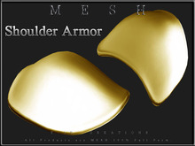 T-3D Creations [ Shoulder Armor 004 R / L ]  Regular MESH - Full Perm -