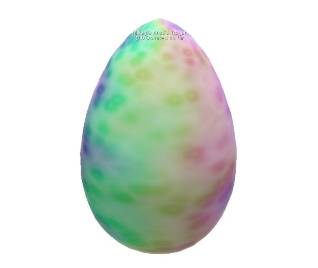 easter egg tip jar