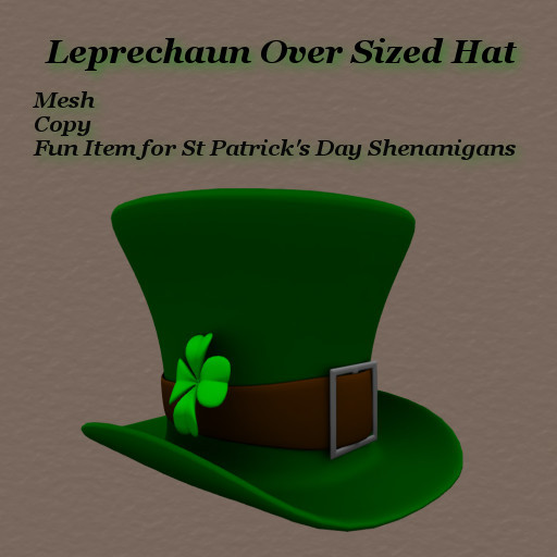 Leprechaun Oversized Hat (Add)