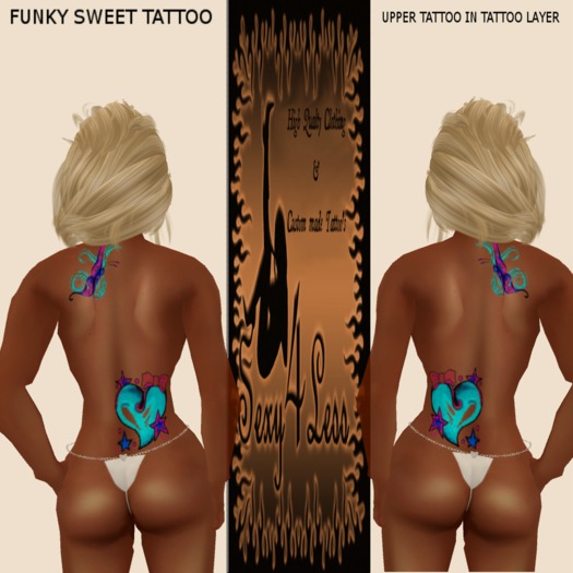 S4L FUNKY SWEET UPPER TATTOO