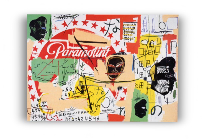 Basquiat Vs Warhol Canvas Print
