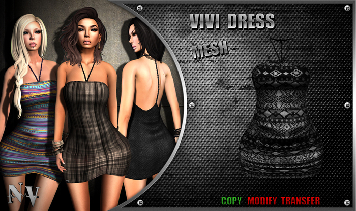 [NV] Vivi Dress -Aztec-
