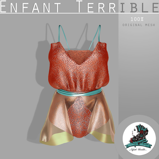 .Enfant Terrible. Romper Orange