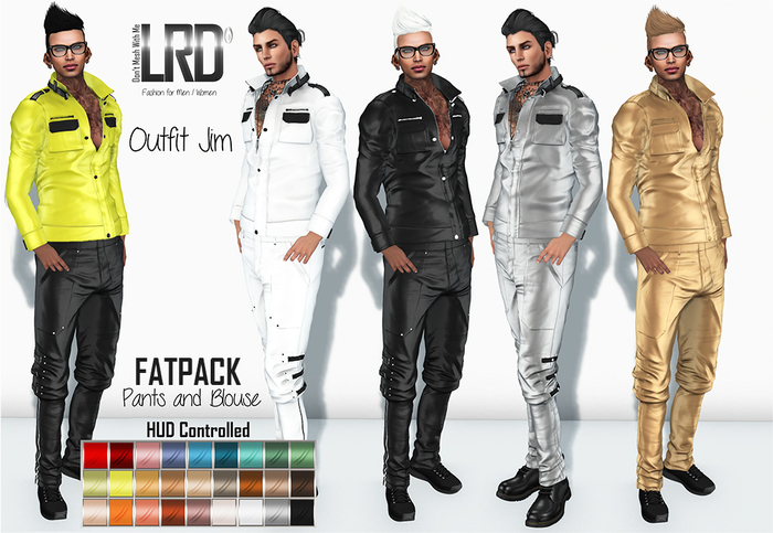 LRD Pants / Blouse Jim Fatpack HUD CONTROLLED