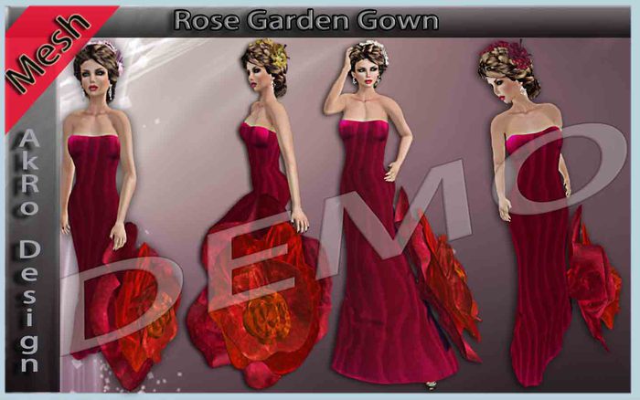 DEMO_Rose Garden Gown~~*AMD*~~