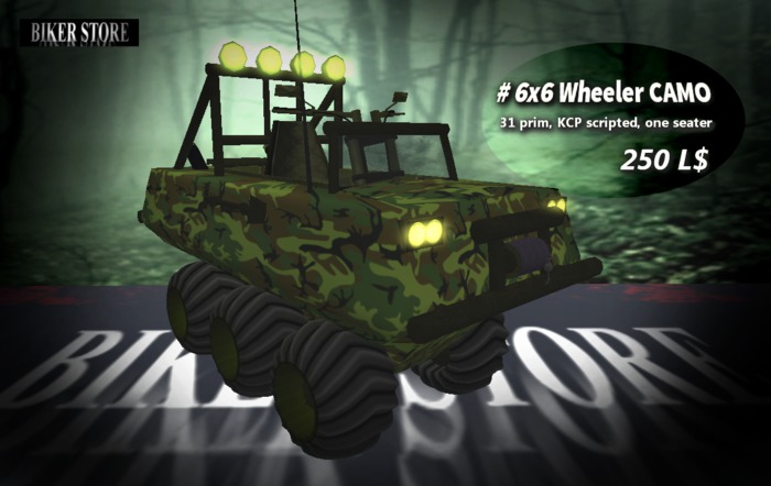 # 6x6 Wheeler CAMO (boxed)