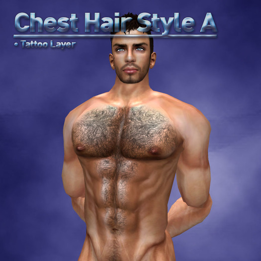Roby'style Chest Hair Style A for L'Uomo Avatar