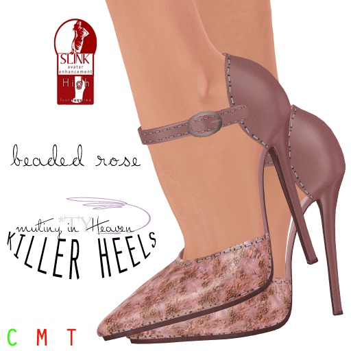::TY:: Killer Heels - Beaded Rose 