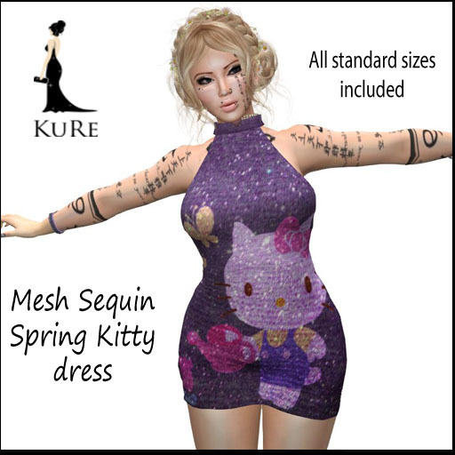 Sequin Spring Kitty Dress box