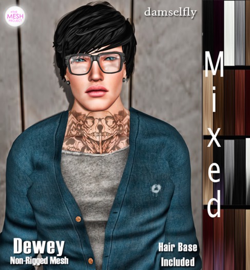 *~*Damselfly*~*Dewey Non-Rigged Mesh Mixed Pack