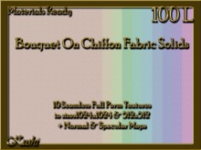 Bouquet On Chiffon Solids Seamless Textures Materials Ready Full Perms 1024x1024 & 512x512