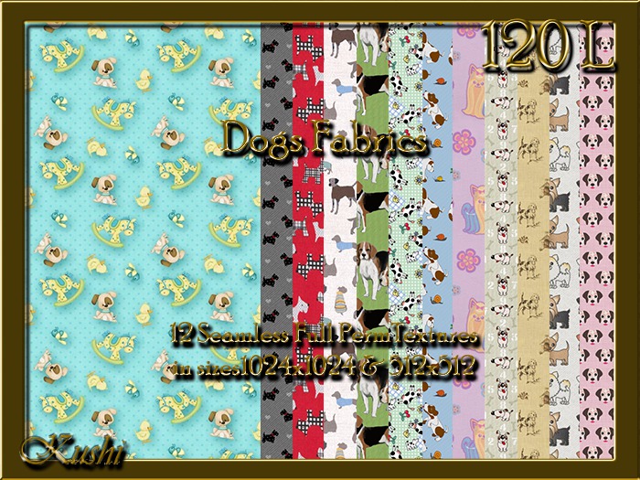 !Kushi! KidsPrintsMegaPack Seamless1024x1024 Pack