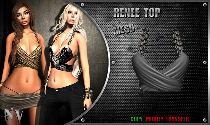 [NV] Renee Top-Grey-