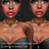 NECKLACE MLT-S21 DIAMOND PLATINUM     -RYCA-
