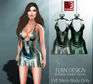[FLRN] Katia Dress Snake Green