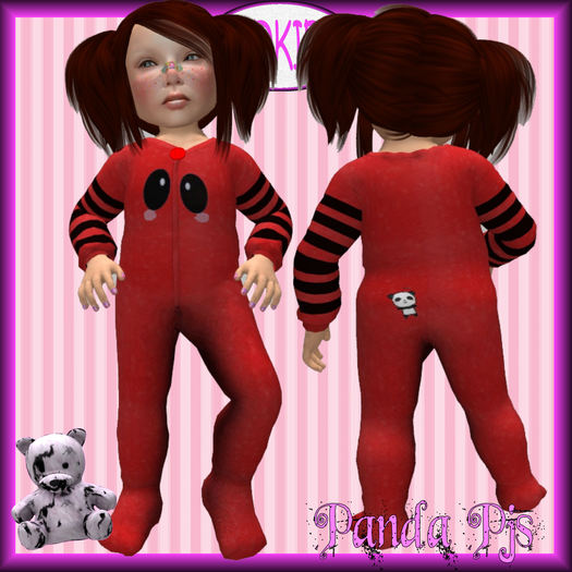 [GPDKIDS]Panda Pjs Red