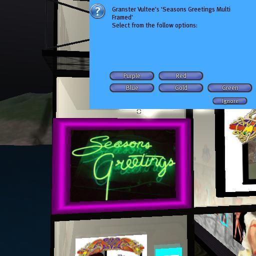 Seasons Greetings Multi Framed