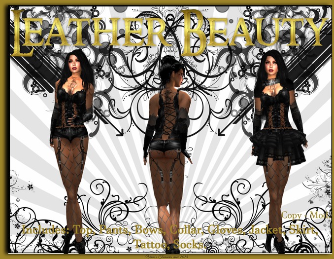 *VT* Leather Beauty Outfit