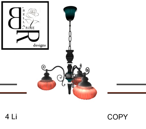 [BR] Pumpkin Light Chandelier
