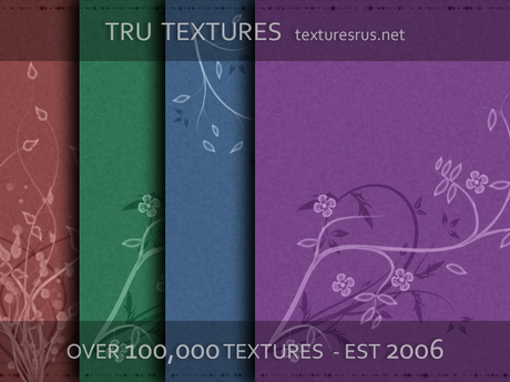 Second Life Marketplace 10480 12 X Seamless Purple Red Green Blue Floral Patterned Wallpaper Textures 512 X 512 Pixels