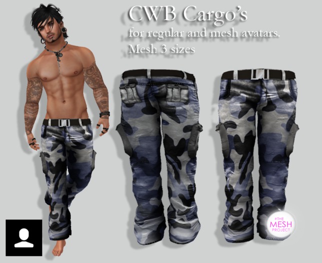Second Life Marketplace Cargo fit all mesh bodies