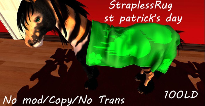 StraplessRug st patrick's day