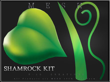T-3D Creations [ Shamrock Kit ] Micro and Regular MESH - Full Perm -