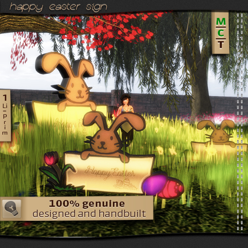 d&b [ID] Edeco happy easter sign [MC]