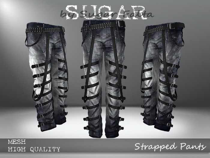 SUGAR for Men - Strapped Pants - NIGHT STARS I