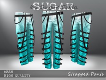 SUGAR for Men - Strapped Pants - TEAL FADE